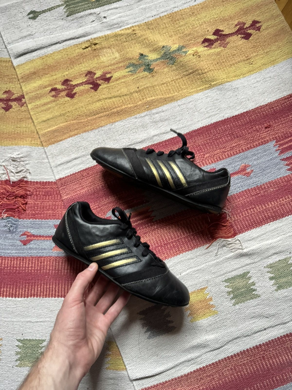 Vintage Vintage 2009 Adidas Yatra 60 Buty y2k Low Leather Sneakers Size US 6.5 / IT 36.5 - 1 Thumbnail