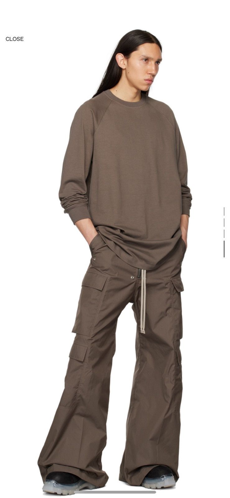 Rick Owens NWT Rick Owens SS23 EDFU Baseball T - Dust Size US XL / EU 56 / 4 - 4 Thumbnail