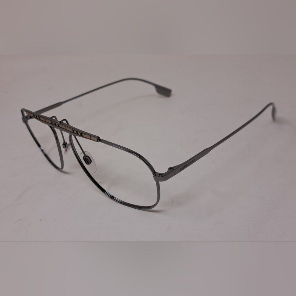 Burberry Burberry Men's Aviator Sunglasses Frames Only Pilot Check M Size ONE SIZE - 9 Thumbnail