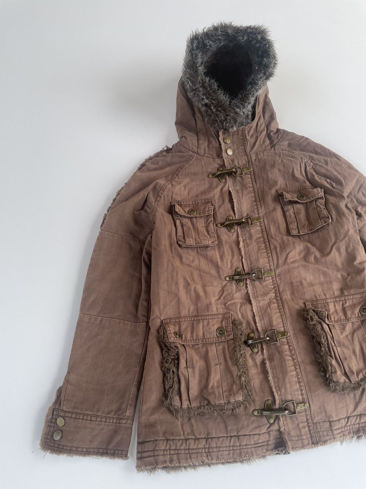 In The Attic In The Attic Hooked Fur Lined Utility Jacket Size US L / EU 52-54 / 3 - 5 Thumbnail