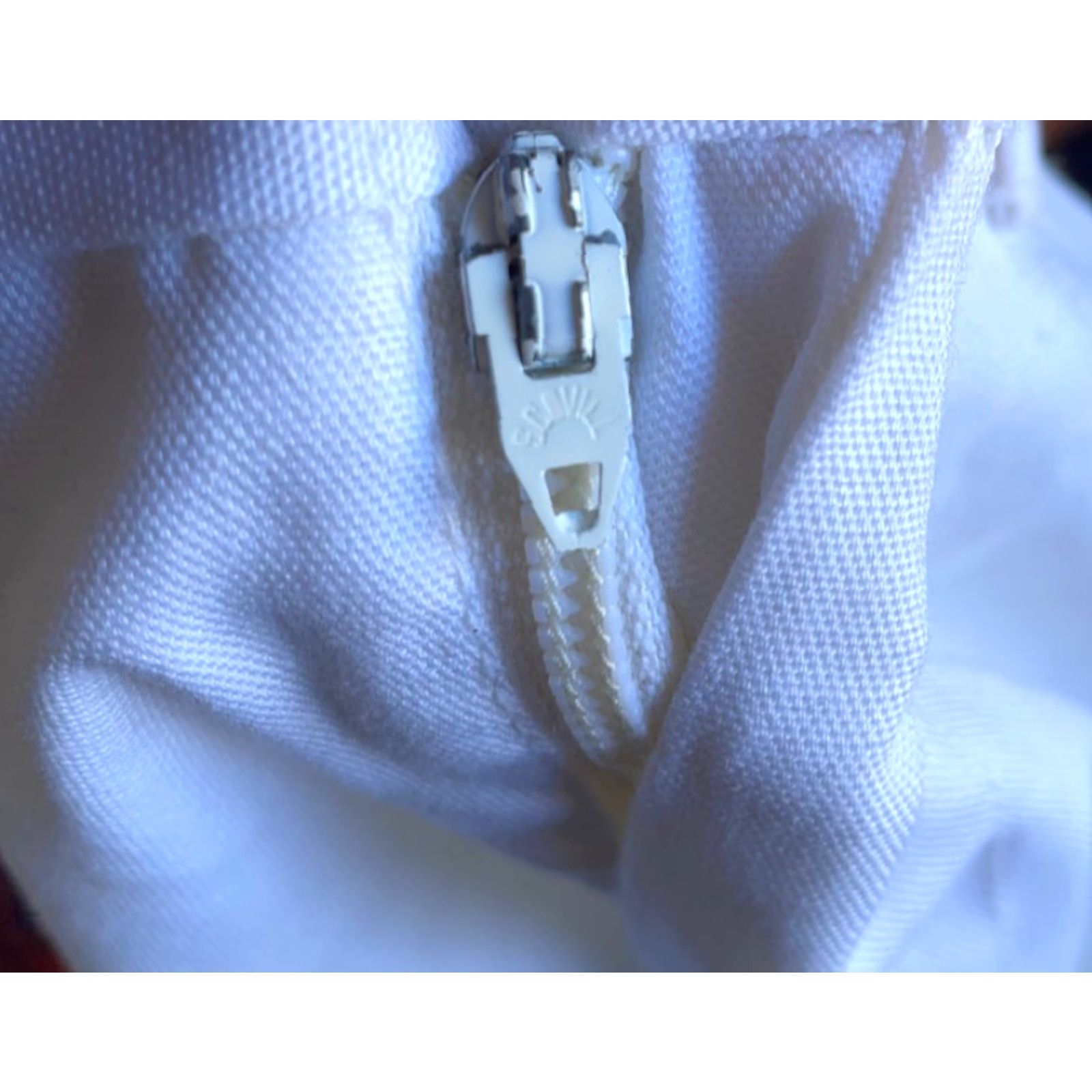 Vintage VINTAGE 80s Tennis Shorts Mens 38 x 6 White Lightweight Polyester Cotton Scovill Zipper Shorts Size US 38 / EU 54 - 3 Thumbnail