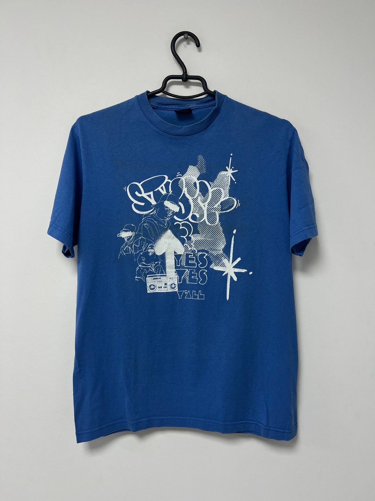 Stussy Vintage 90's Stussy T shirt Y2K Streetwear Music Tee Made M Size US M / EU 48-50 / 2 - 1 Thumbnail