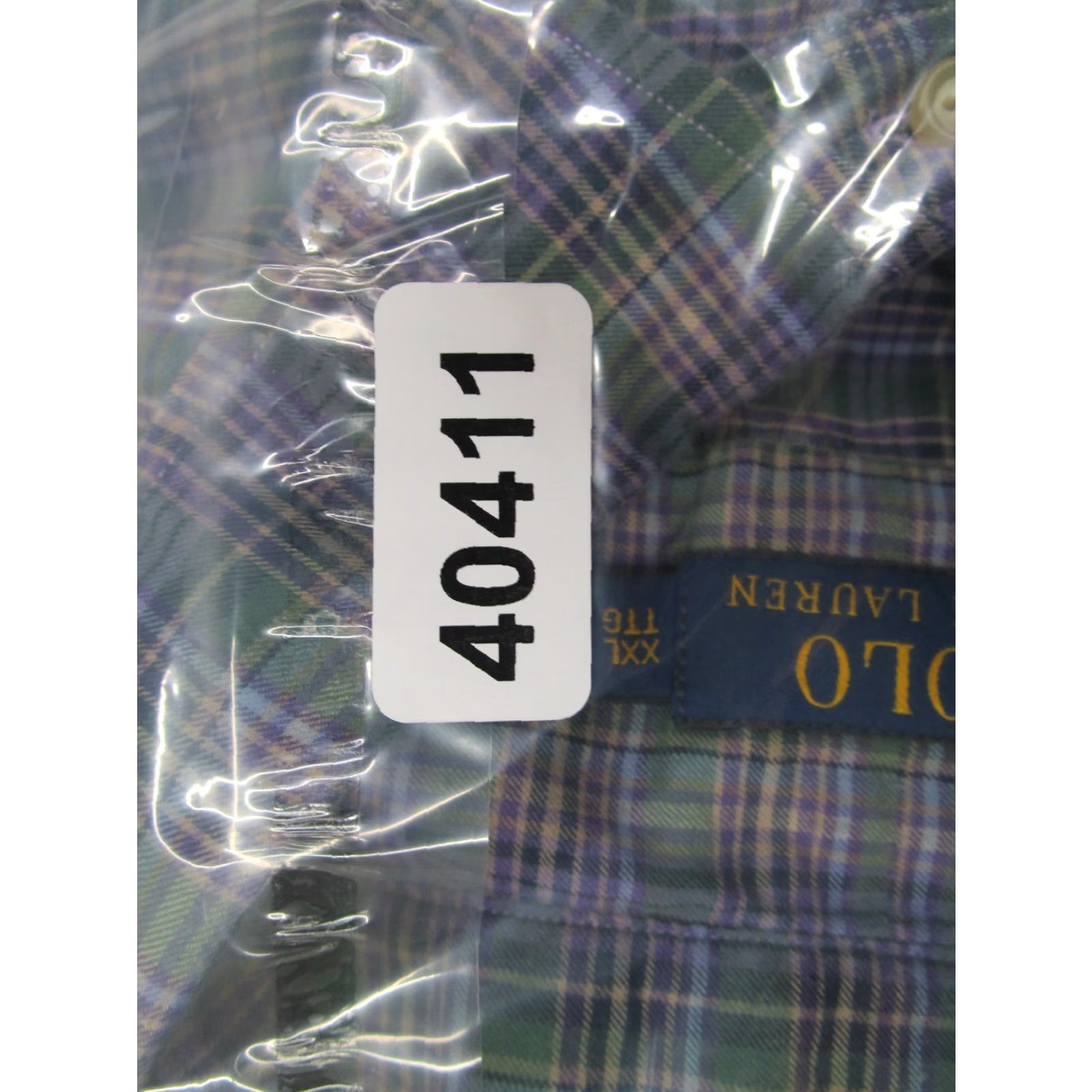 Polo Ralph Lauren VINTAGE Polo Ralph Lauren Shirt Mens 2XL Long Sleeve Button-Up Plaid Green Blue Pony Winter Size US XXL / EU 58 / 5 - 8 Thumbnail