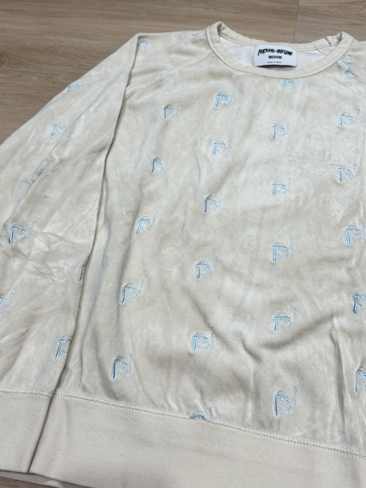 Fucking Awesome Fucking Awesome Smoking Velour Crewneck Size US M / EU 48-50 / 2 - 3 Thumbnail