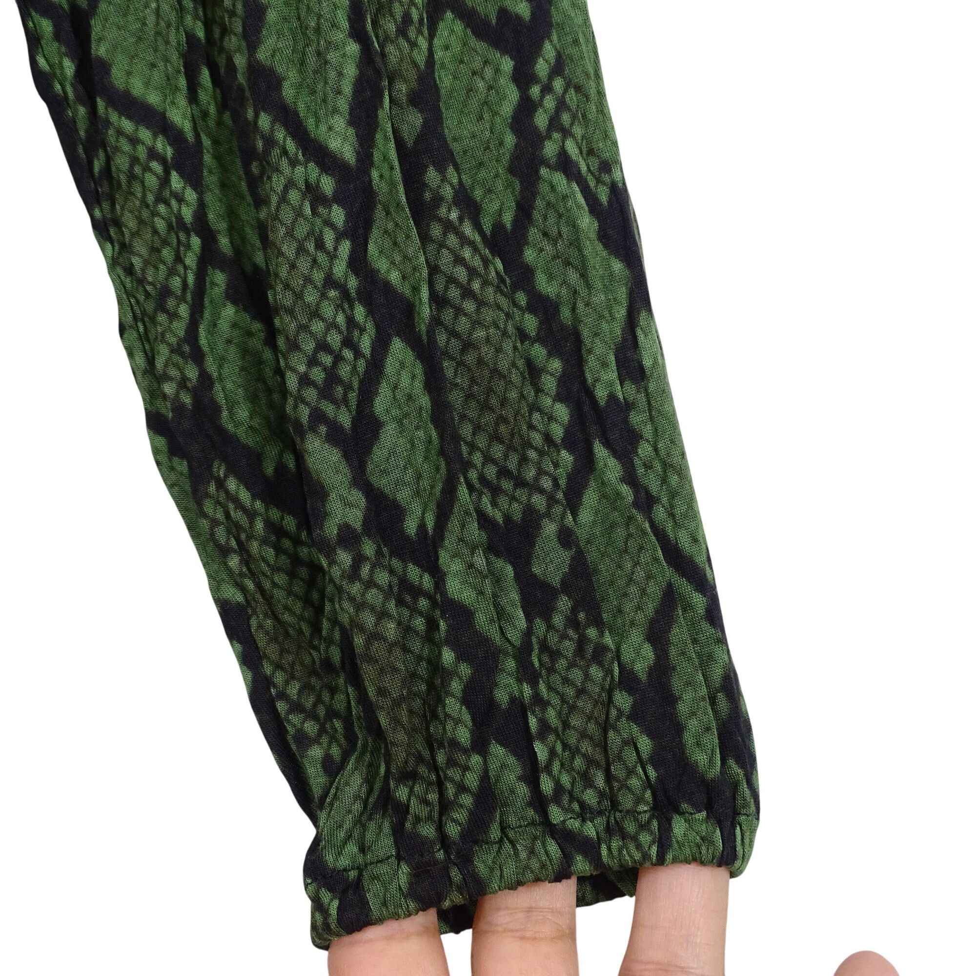 Michael Kors Michael Michael Kors Green Snake Print Knit Top Women Size P Size XXS / US 00 / IT 34 - 3 Thumbnail