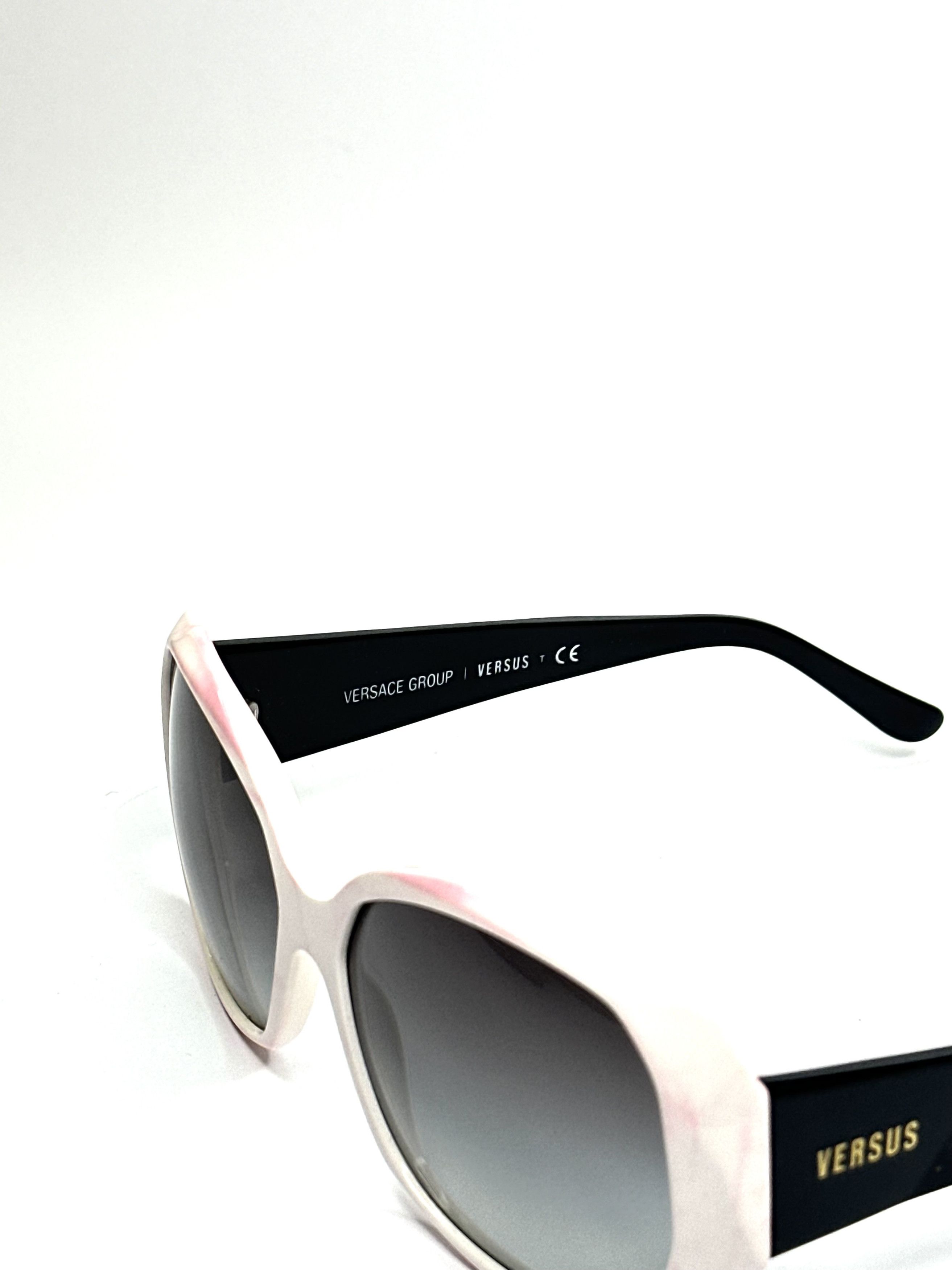 Versus Versace Versus Marble Pink Squared Futuristic Sunglasses Size ONE SIZE - 7 Thumbnail