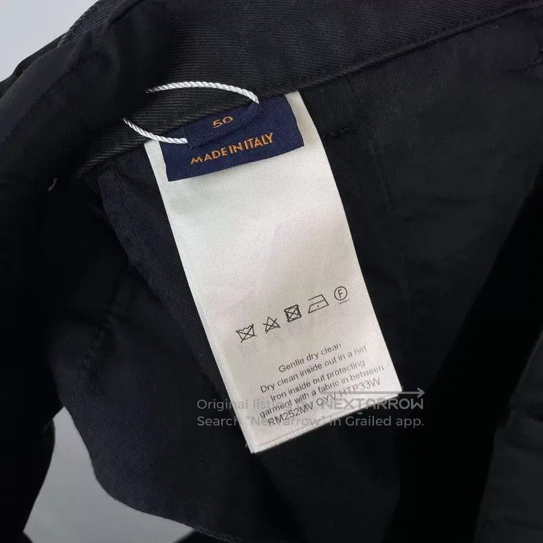 Louis Vuitton Louis Vuitton size US 50 Black Pocket Embroidered Overalls Size US 34 / EU 50 - 6 Thumbnail