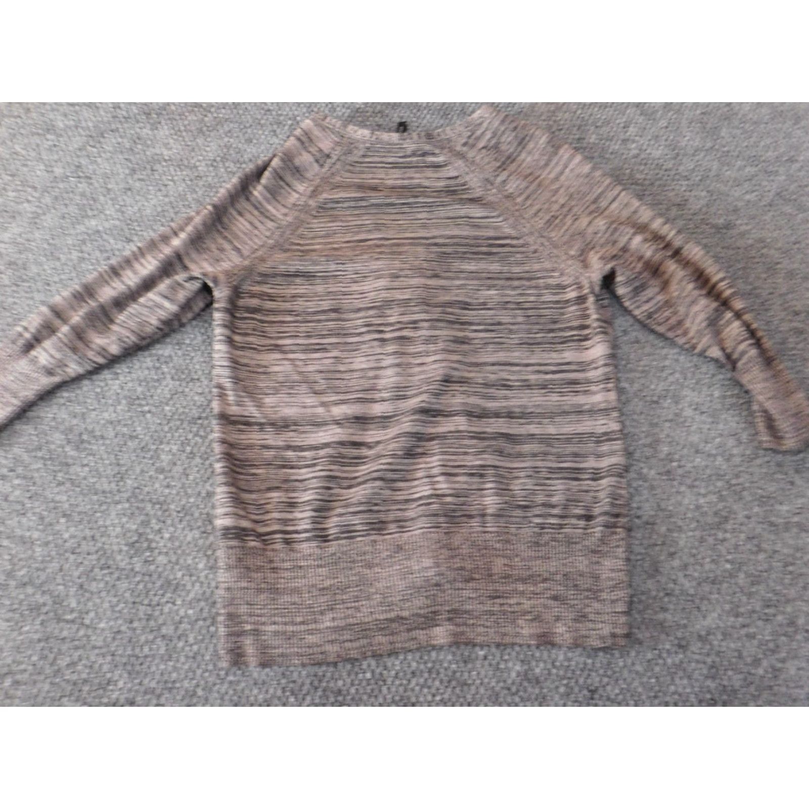 Vintage Maurices Womens Cardigan Sweater L Gray Rayon Knit Crew Neck Raglan Sleeve Bow Button Tie Regular UV100 Size L / US 10 / IT 46 - 6 Thumbnail