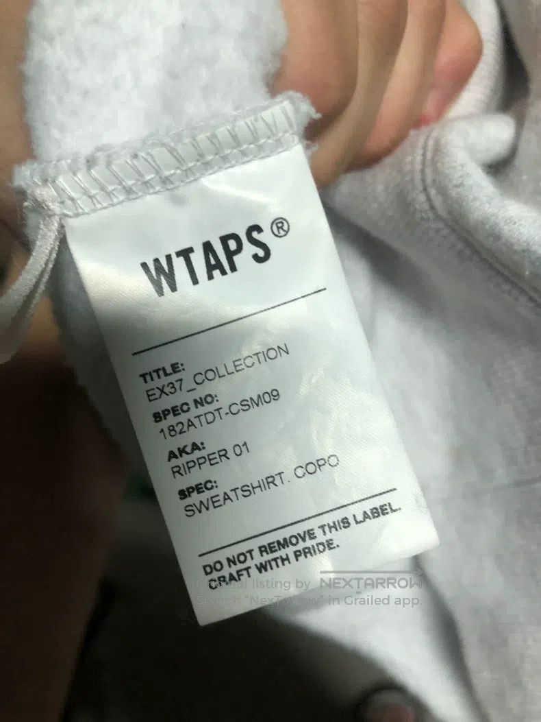 Wtaps Wtaps Bone Fur Hoodie Size US M / EU 48-50 / 2 - 4 Thumbnail