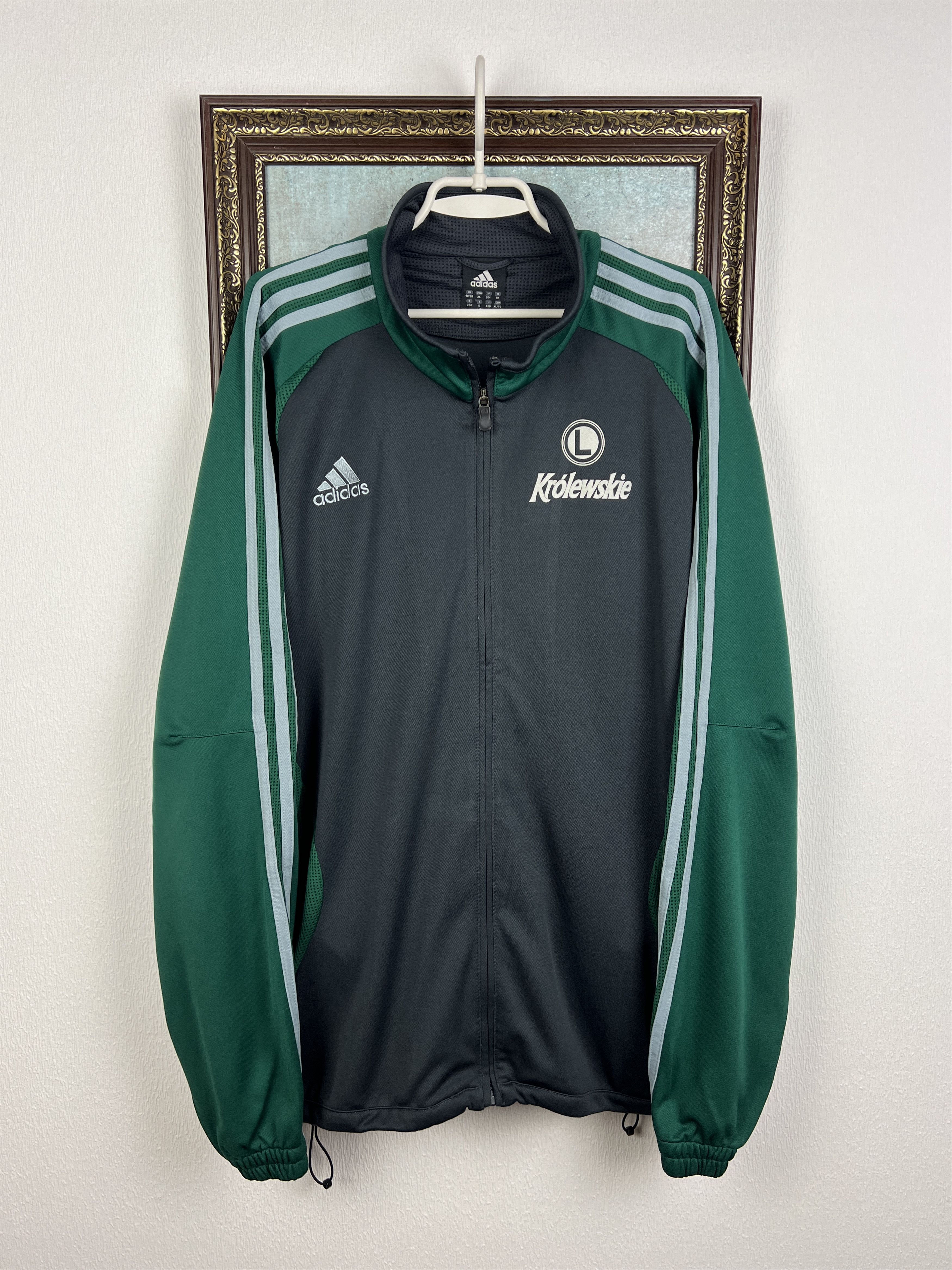 Adidas Vintage Adidas Legia Warsaw Football Jacket Soccer Track Top Size US XXL / EU 58 / 5 - 1 Thumbnail