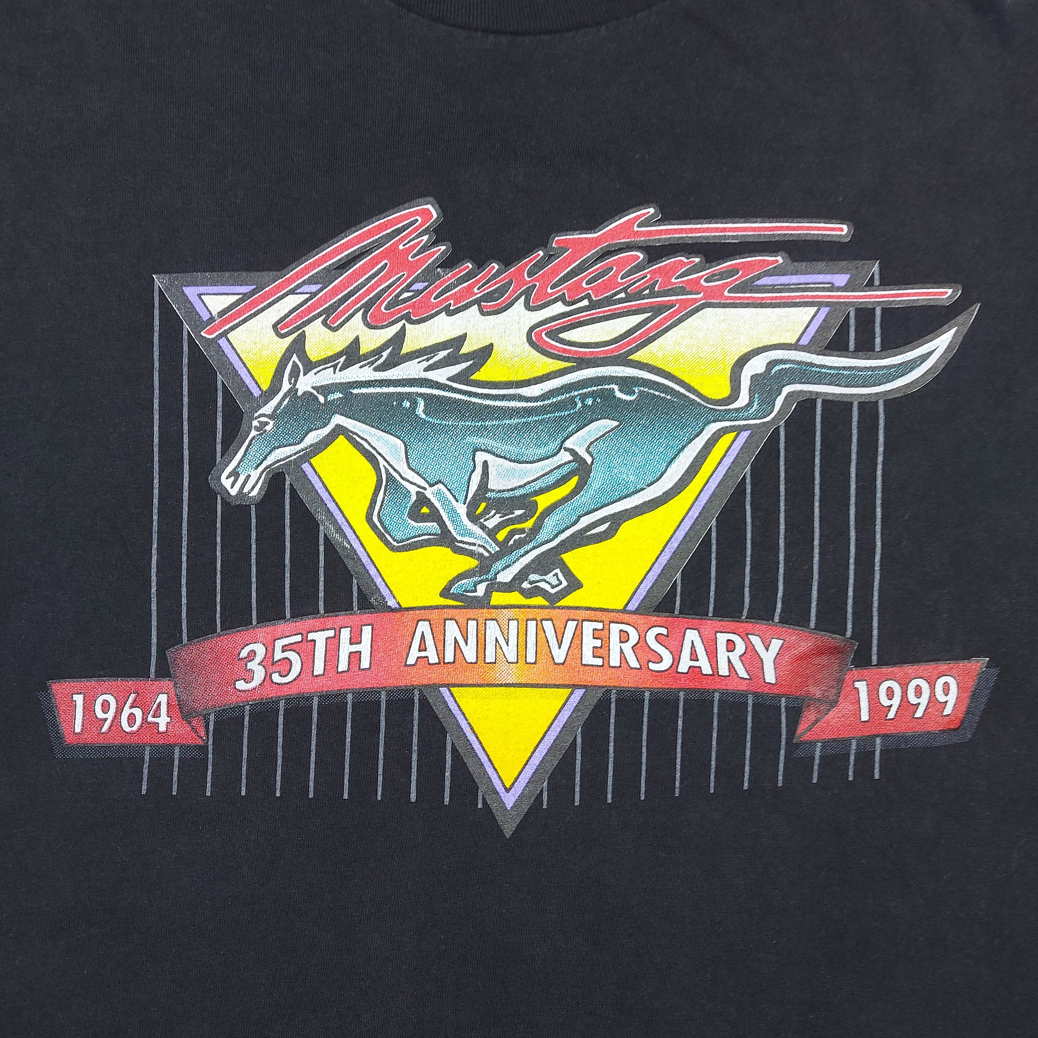 Mustang Vintage 90s Ford Mustang 35th Anniversary 1964 - 1999 TEE Size US XL / EU 56 / 4 - 2 Thumbnail