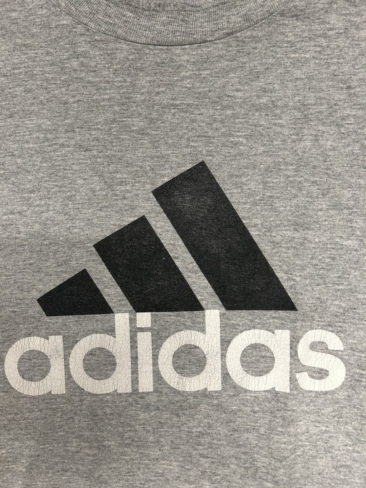 Adidas × Vintage Crazy Vintage Essential Y2K Adidas Logo Longsleeve Shirt Size US XXL / EU 58 / 5 - 2 Thumbnail