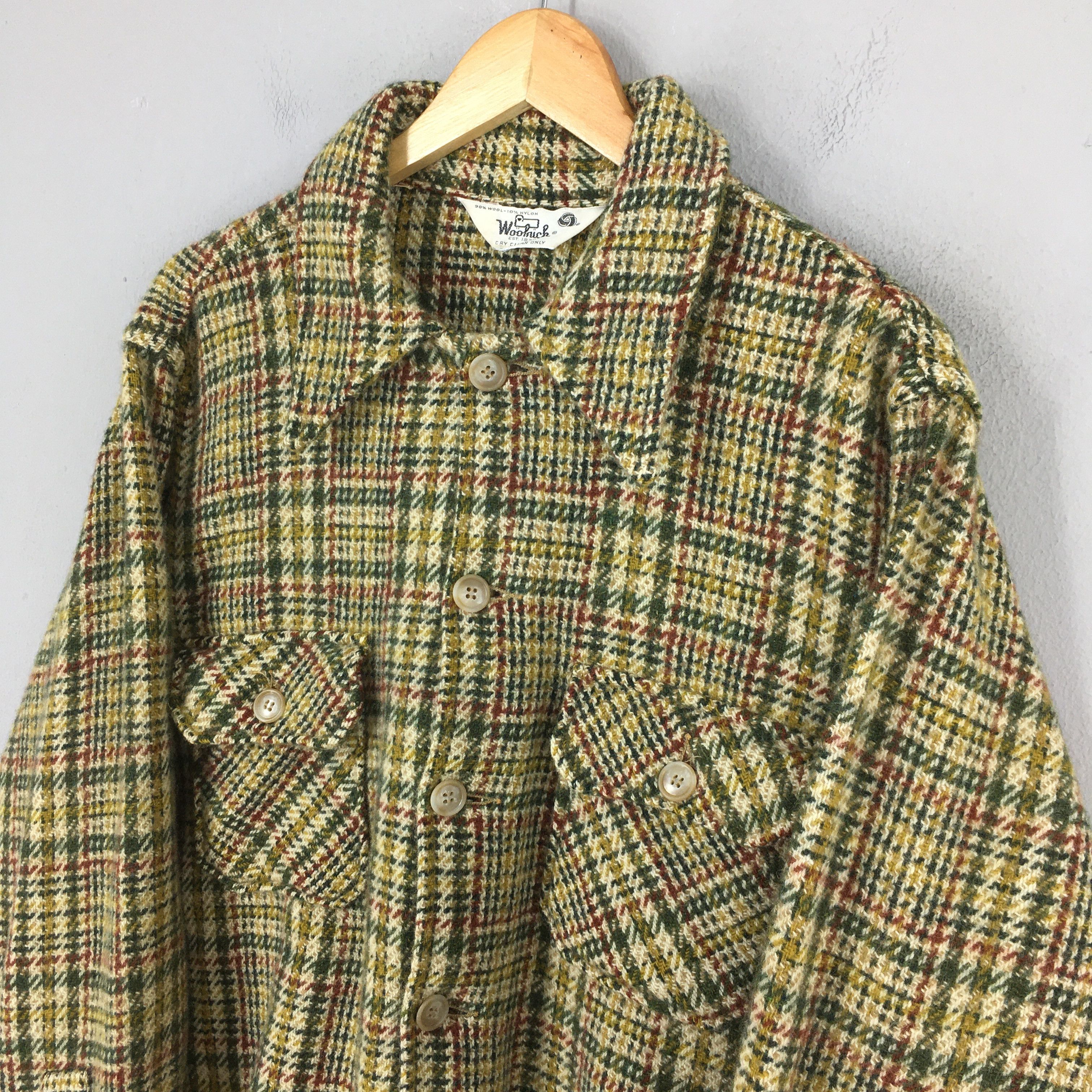 Woolrich Woolen Mills Vintage 1980's Woolrich Checkered Oxbow Flannel Large Size US L / EU 52-54 / 3 - 3 Thumbnail