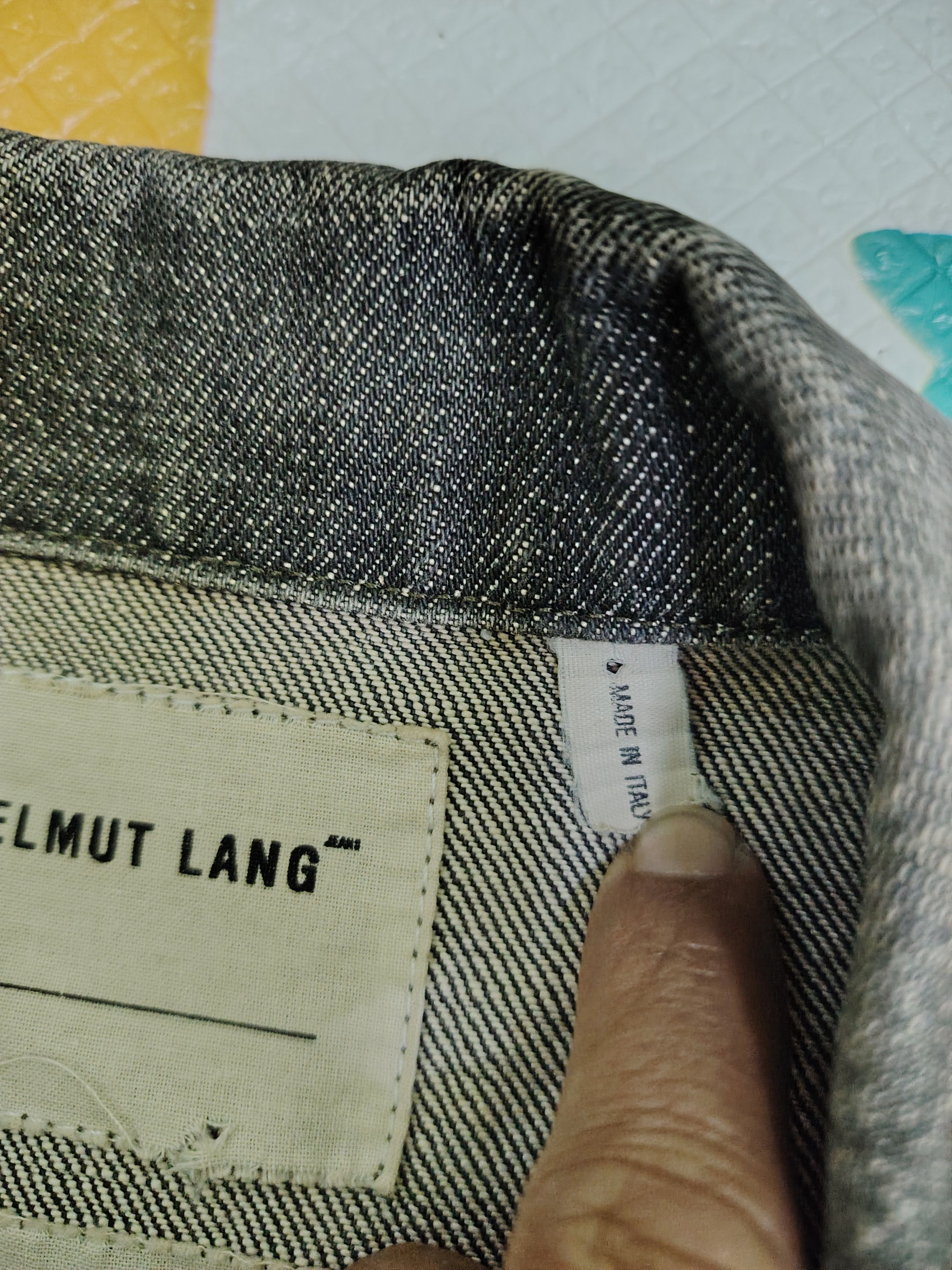 Helmut Lang Vintage Helmut Lang Black Classic Denim Jacket 1999 Italy 38 Size XS / US 0-2 / IT 36-38 - 9 Thumbnail