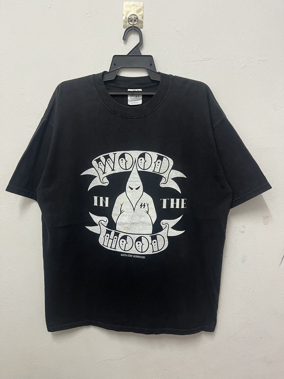 Vintage Vintage 90’s Wood Hood Tee Size US XL / EU 56 / 4 - 1 Thumbnail