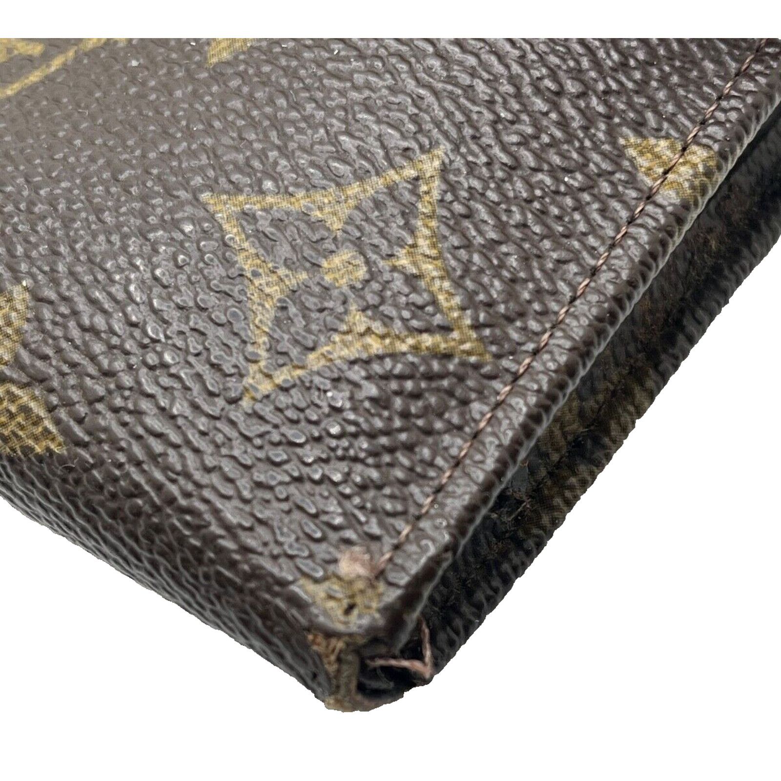 Louis Vuitton Louis Vuitton Monogram Clutch Wallet Vintage Cowhide Leather Size ONE SIZE - 8 Thumbnail