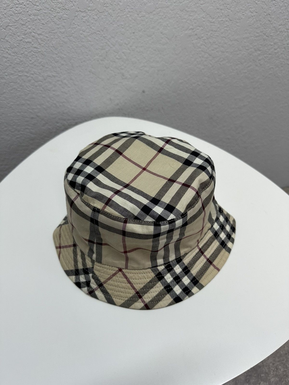 Burberry Vintage Burberry Bucket Hat Nova Check Reversible Y2K Size ONE SIZE - 8 Thumbnail