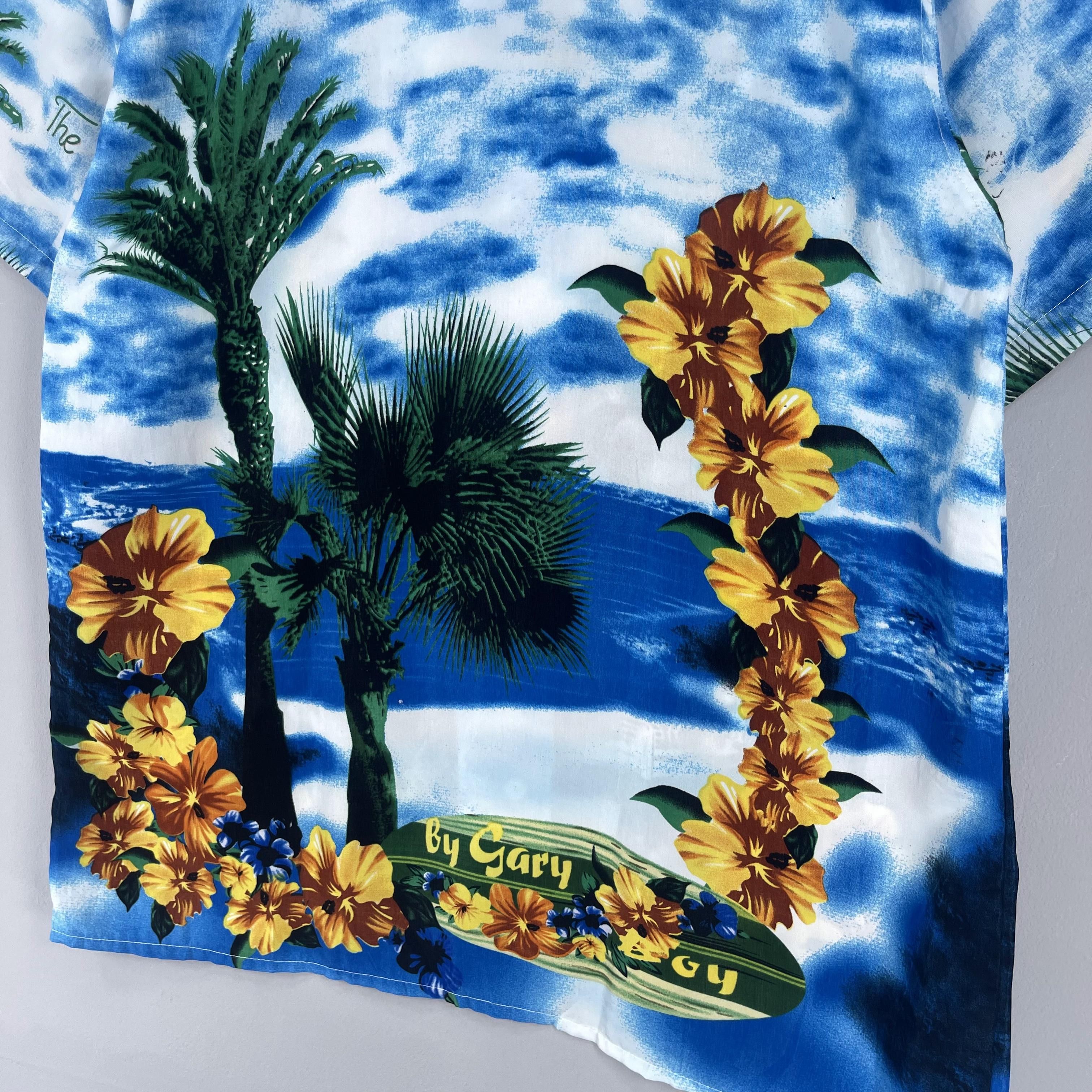 Vintage Vintage Hawaiian Classic Car Malibu Beach Button Up Shirt Size US L / EU 52-54 / 3 - 7 Thumbnail
