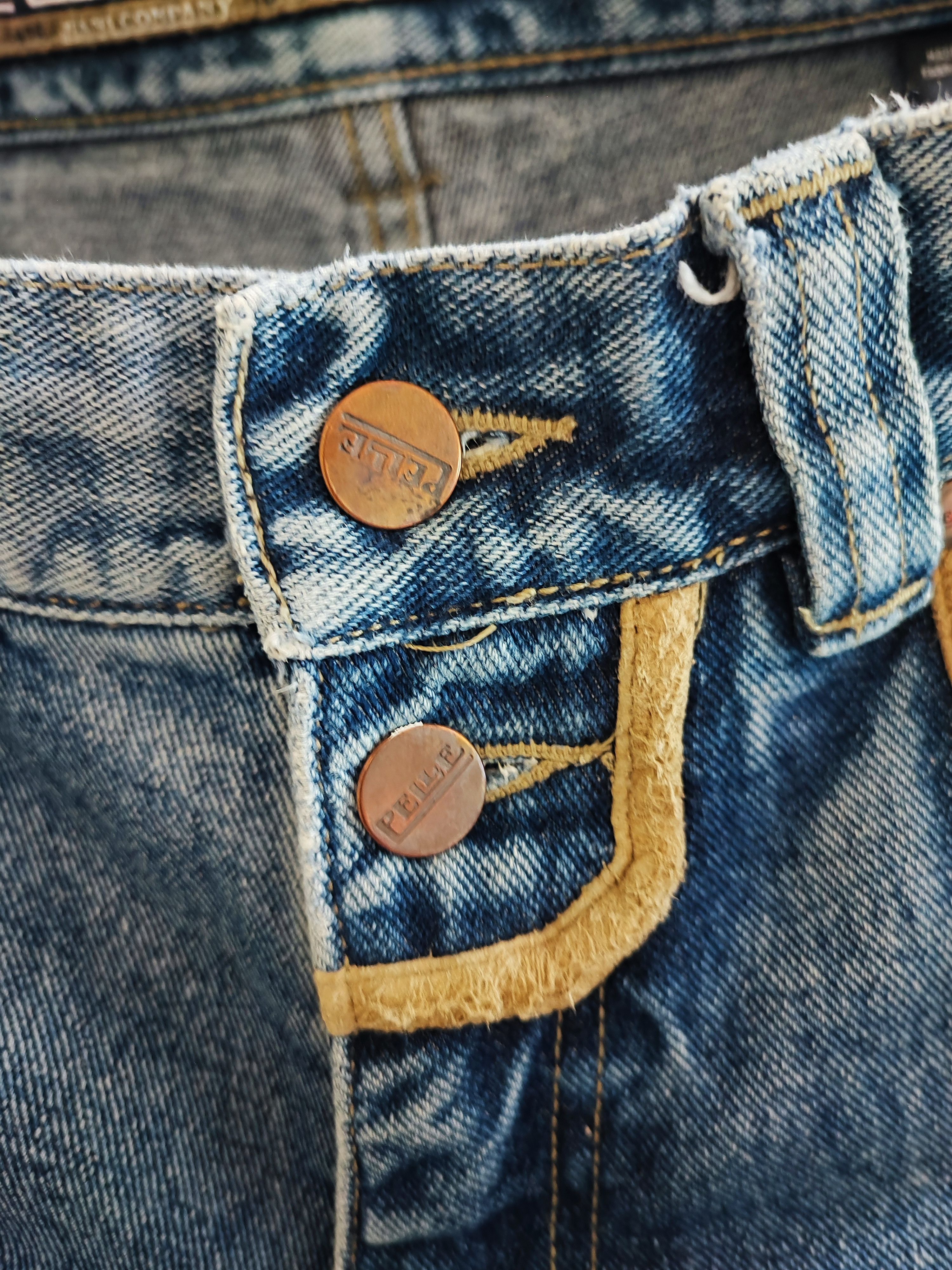 Pelle Pelle Rare!! Vintage 90's Pelle Pelle Baggy Double kneeJeans Size US 34 / EU 50 - 7 Thumbnail