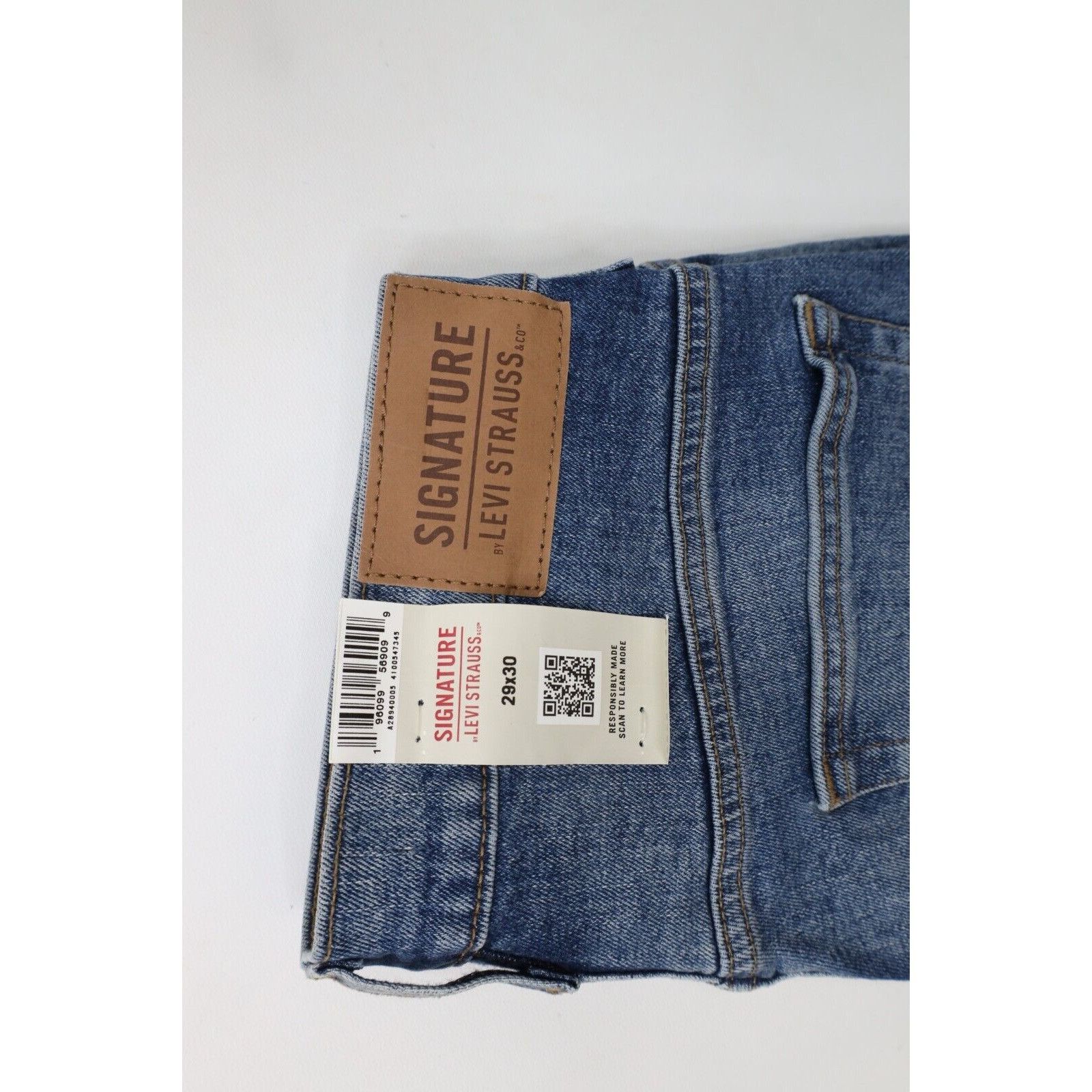 Levi's Deadstock Y2K Levis Signature Loose Fit Stretch Denim Jeans Size US 29 - 14 Thumbnail