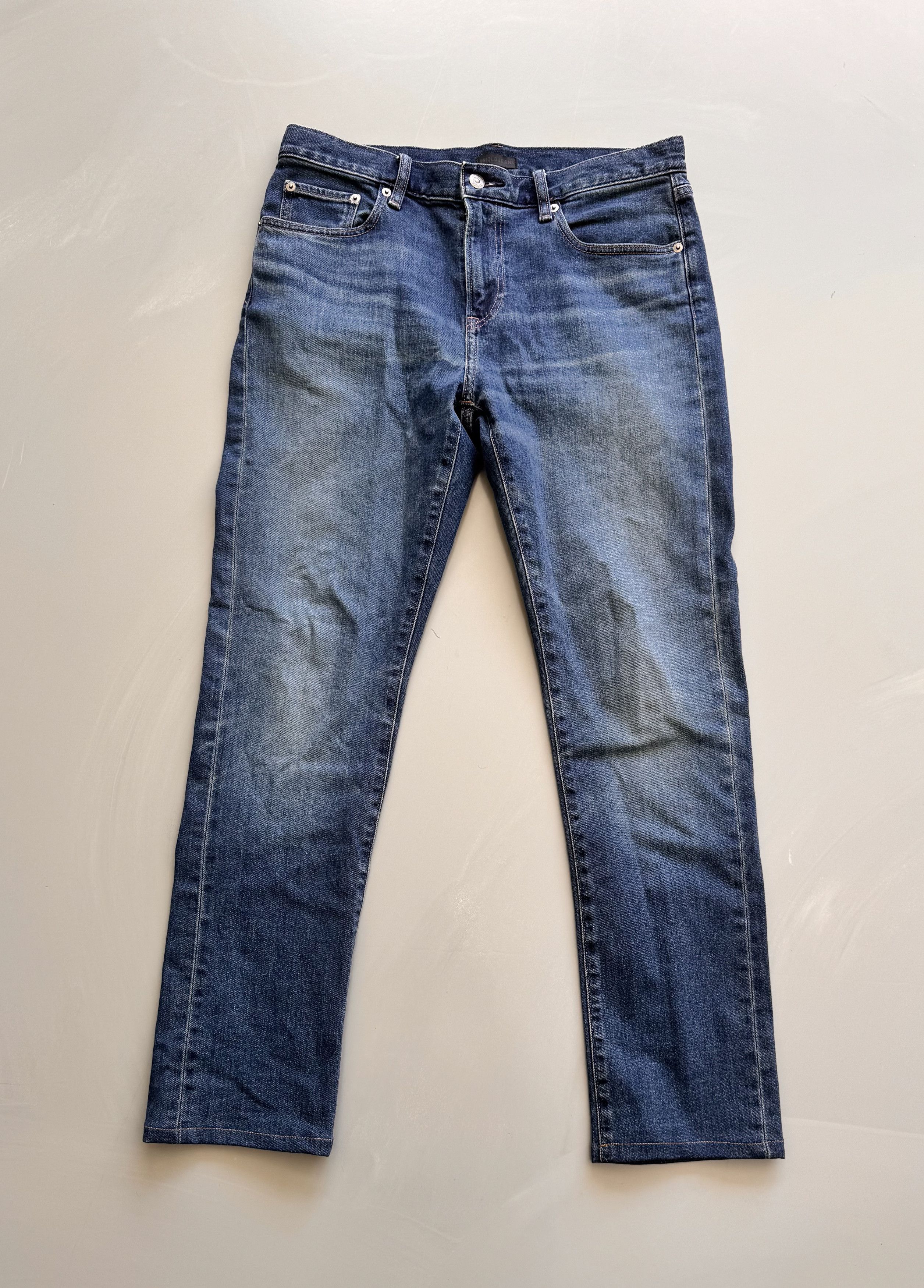 Uniqlo Uniqlo Stretch Denim Jeans 32x32 – Dark Blue Size US 32 / EU 48 - 1 Thumbnail