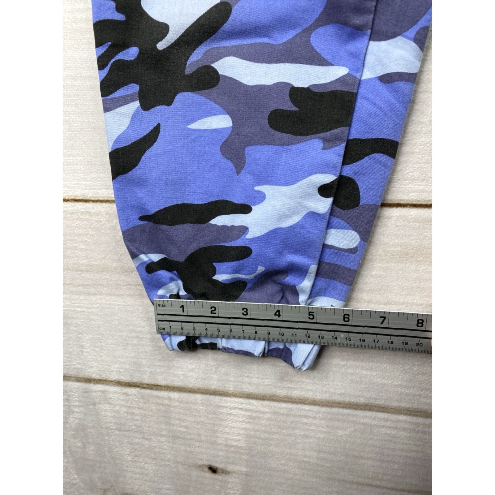 Vintage VINTAGE VIP Jeans Women Teens Jrs 13/31 Blue Army Camo Sculpt HipHop City Cargo Stretch Shirt Adult Womens Size 34" / US 12 / IT 48 - 5 Thumbnail