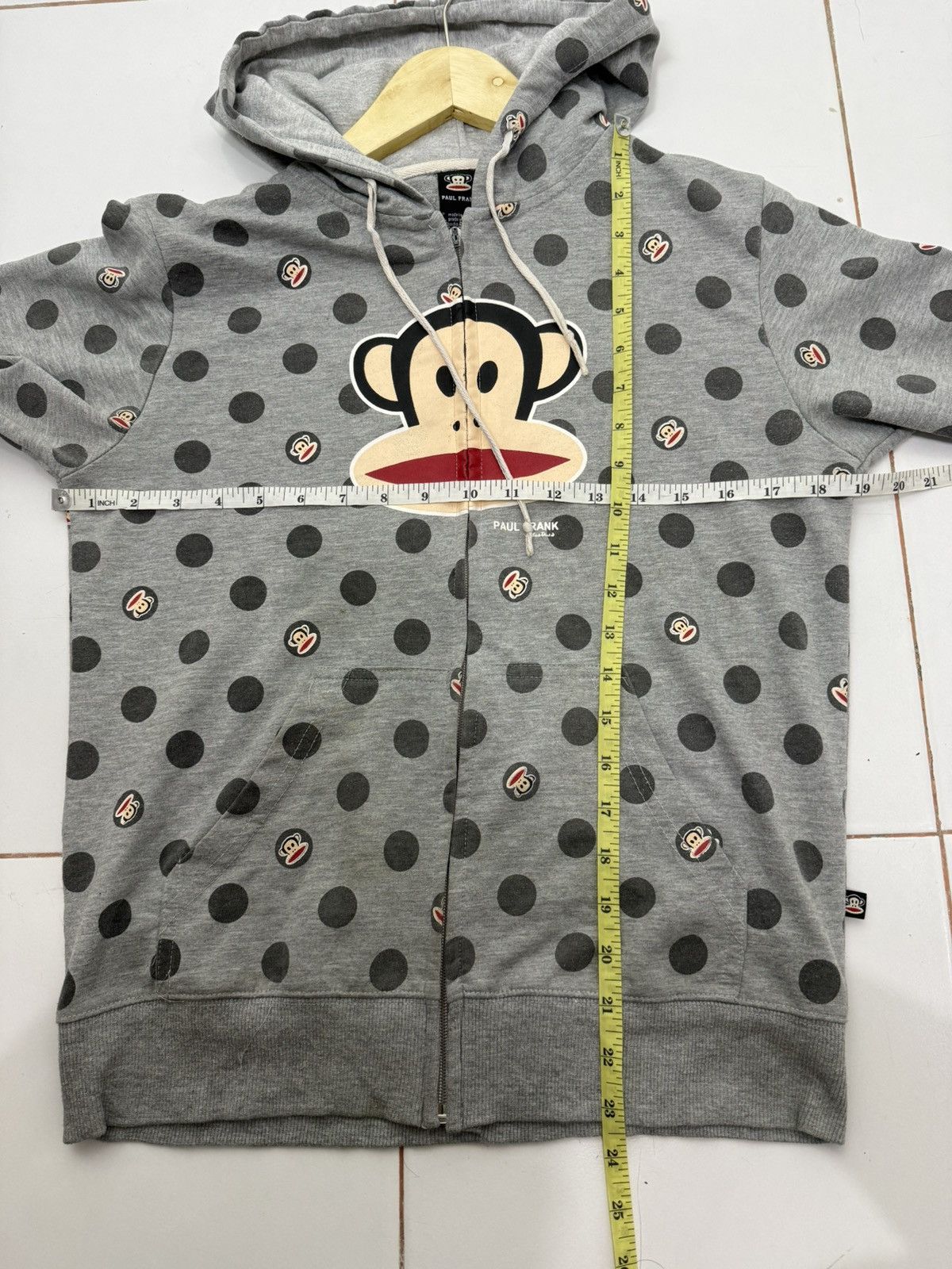 20471120 Paul frank monkey polkadot zip hoodie Size US M / EU 48-50 / 2 - 11 Thumbnail