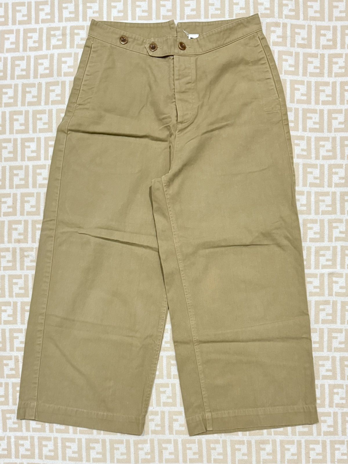 Margaret Howell Mhl Baggy Buckle Back Pants Size 30" / US 8 / IT 44 - 1 Thumbnail