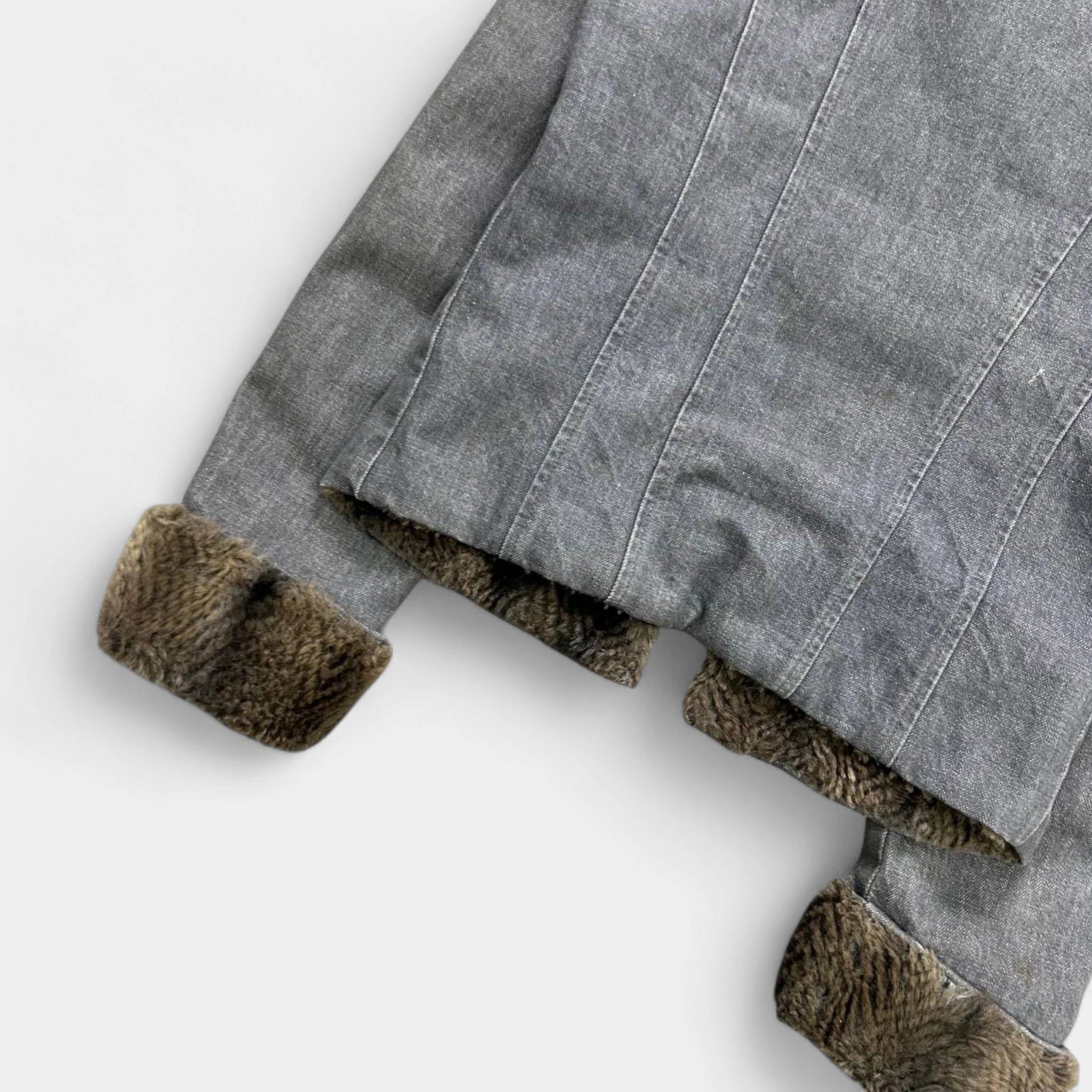 Gianfranco Ferre Gianfranco Ferré 2000s Fur Grey Denim Jacket Size US S / EU 44-46 / 1 - 6 Thumbnail