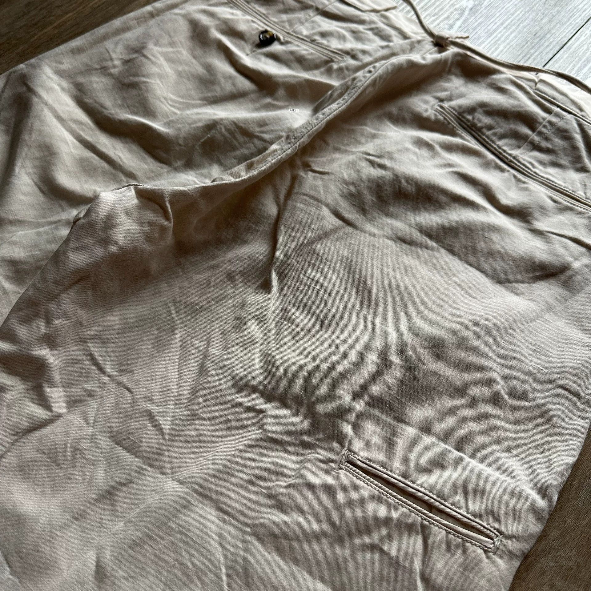 Old Joe OLD JOE Cotton Linen White Pants Size US 32 / EU 48 - 4 Thumbnail