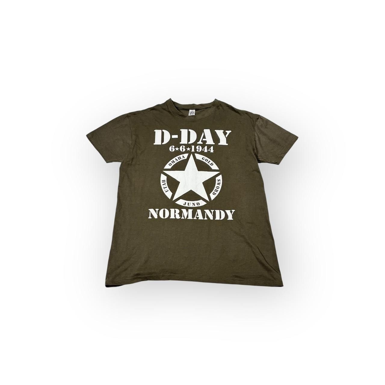Japanese Brand washed graphic t-shirt D-Day Normandy 1944 military tee M Size US M / EU 48-50 / 2 - 1 Thumbnail
