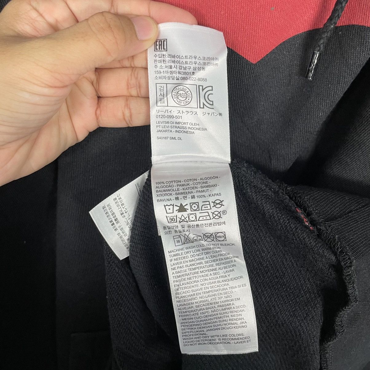 Levi's Levis Big Logo Pullover Hoodie Size US XL / EU 56 / 4 - 17 Thumbnail