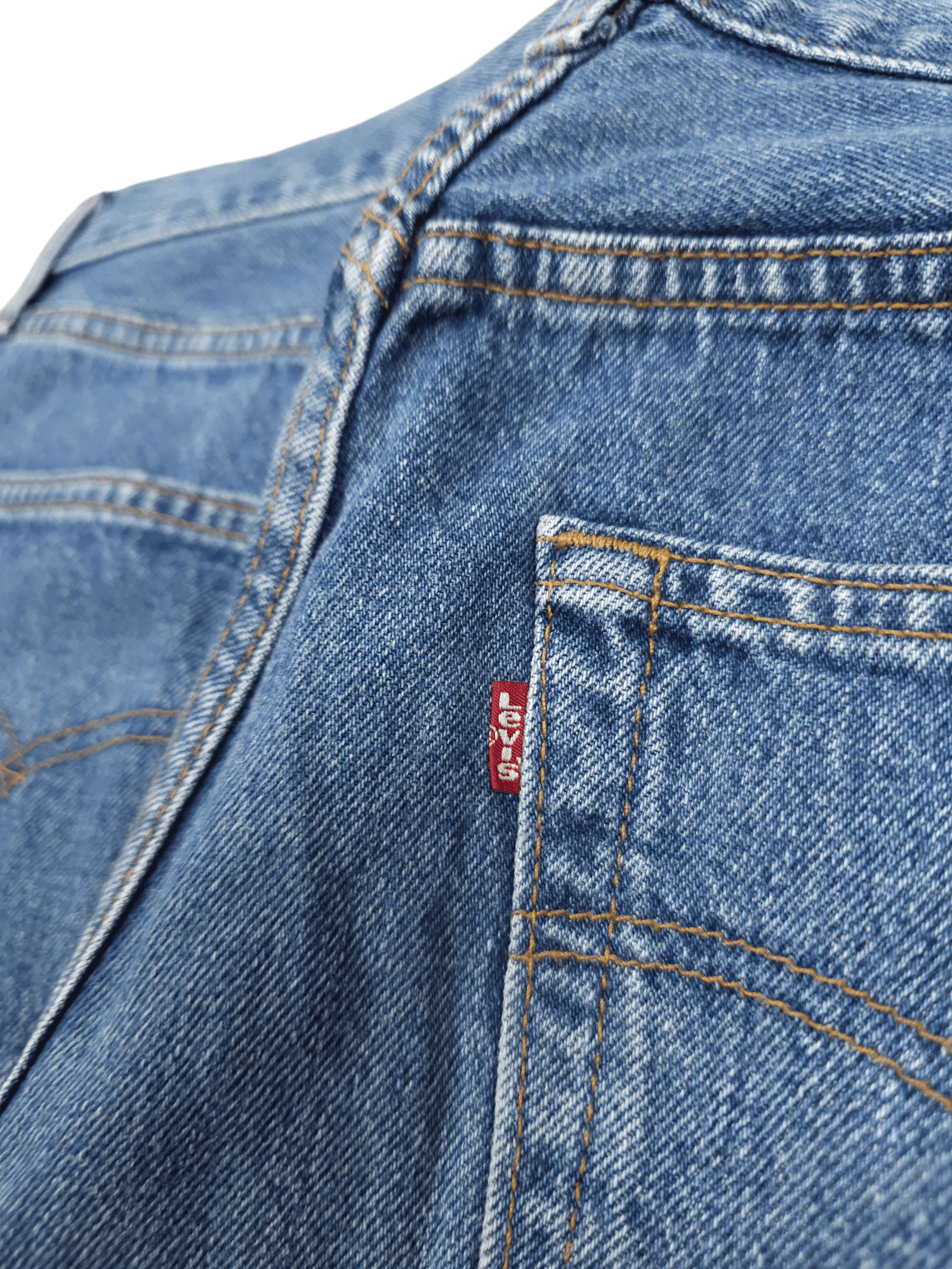 Levi's × Vintage 💎 Size 34/34 Bleached Levi's 501 Straight Regular Y2K Jeans Size US 34 / EU 50 - 9 Thumbnail