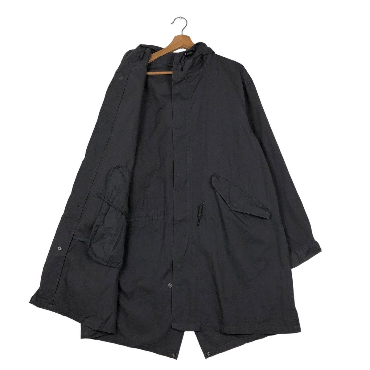 Cartoon Network Vintage Fish Tail Parka Jacket Big Logo GU Japan Art Design Size US L / EU 52-54 / 3 - 13 Thumbnail