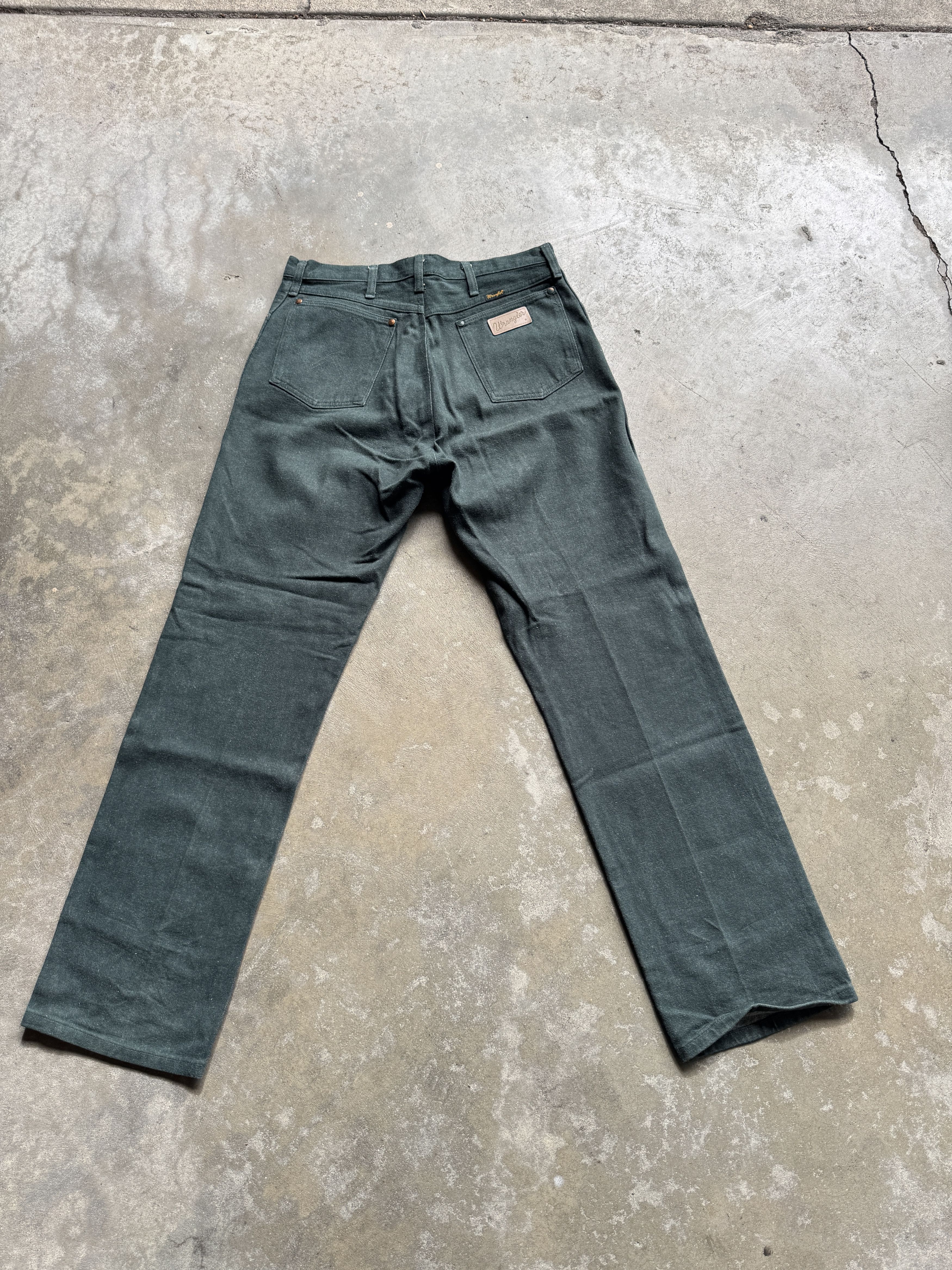 Wrangler 🌲BEAUTIFUL DEEP GREEN VINTAGE WRANGLER - MADE IN USA Size US 34 / EU 50 - 2 Thumbnail
