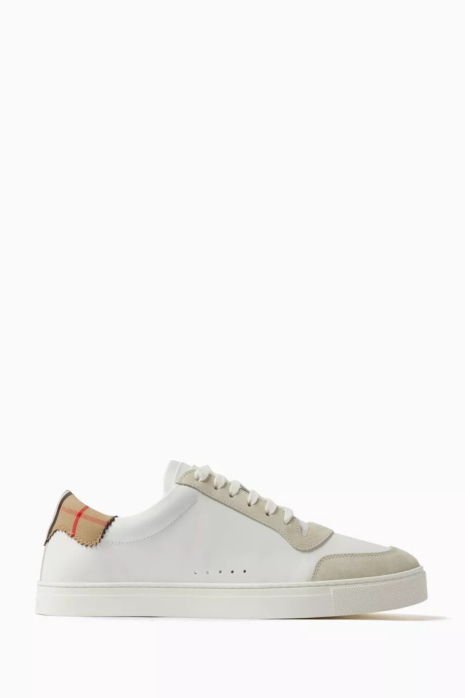 Burberry o1w1db10824 Robin Logo Low-Top Sneakers in White Size US 7 / EU 40 - 1 Thumbnail