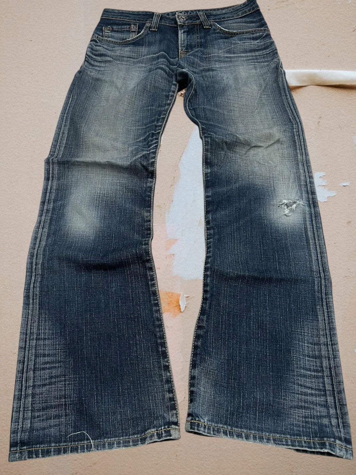20471120 × Edwin × Japanese Brand Edwin 503 Bootcut Blue Trip Edgeline Washed Denim Size US 30 / EU 46 - 1 Thumbnail