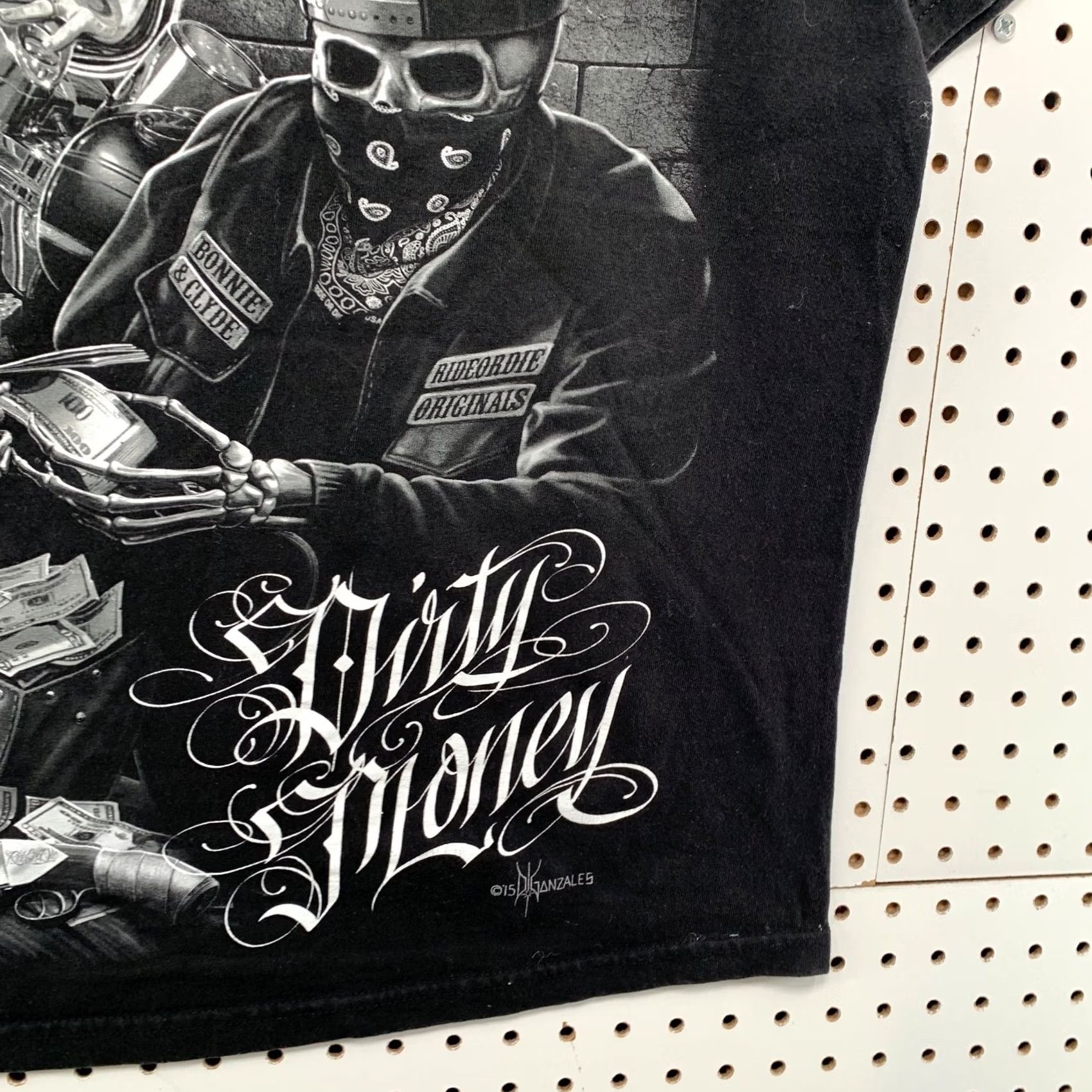 Vintage Ride Or Die T Shirt Mens L Black Graphic Short Sleeve Size US L / EU 52-54 / 3 - 6 Thumbnail
