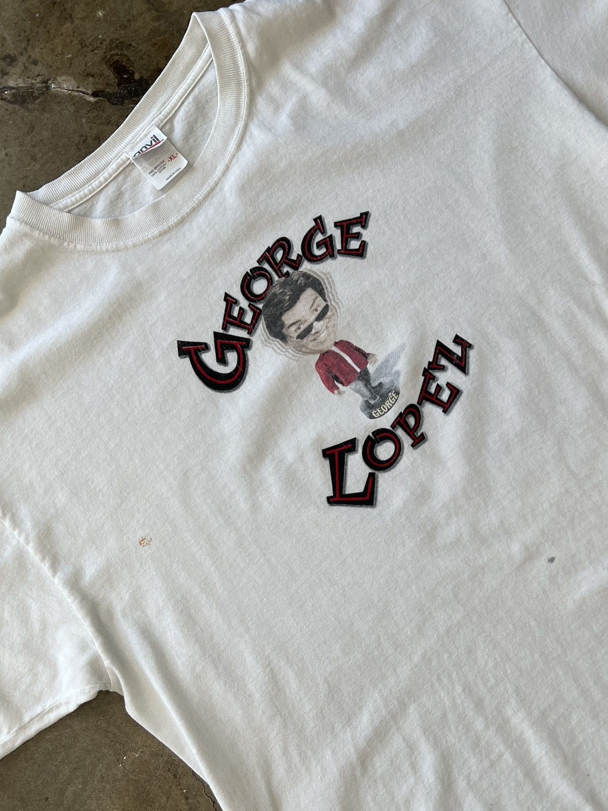 Vintage Vintage George Lopez Bobble Head Tee XL Size US XL / EU 56 / 4 - 1 Thumbnail