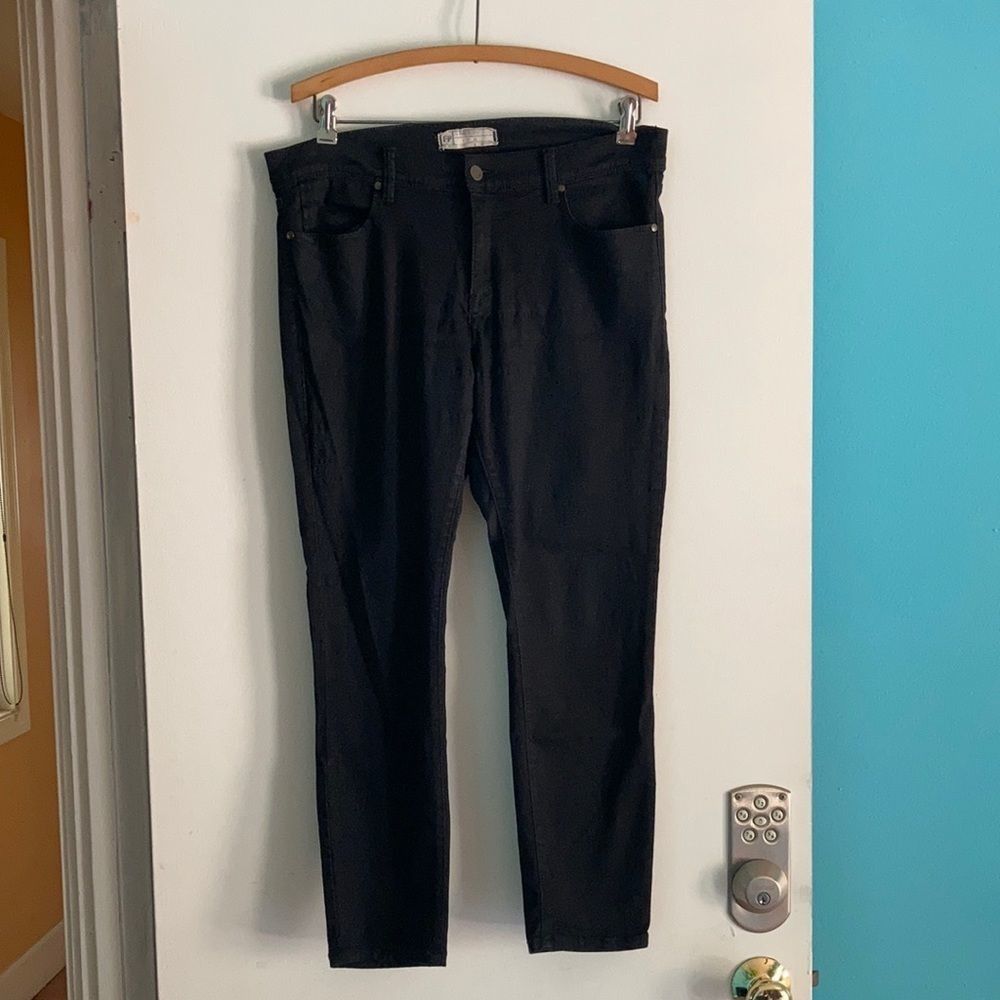 Free People Free People Black Denim Jeans Size 31 Size 31" - 2 Thumbnail