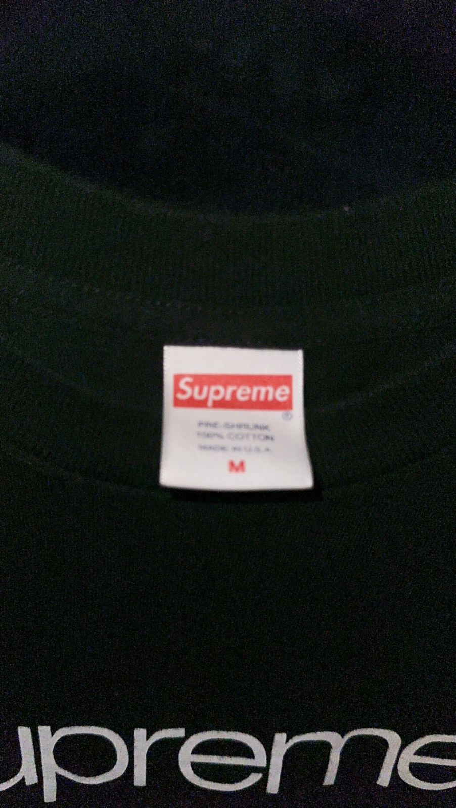 Supreme Supreme Time Tee (Spring 20’) Size US M / EU 48-50 / 2 - 3 Thumbnail