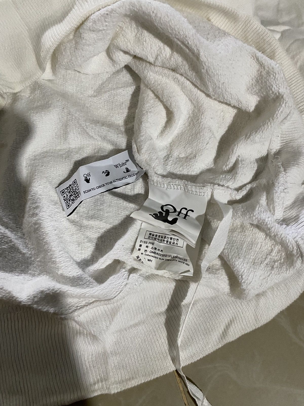 Off-White Off-White Caravaggio Crewneck Size US L / EU 52-54 / 3 - 4 Thumbnail