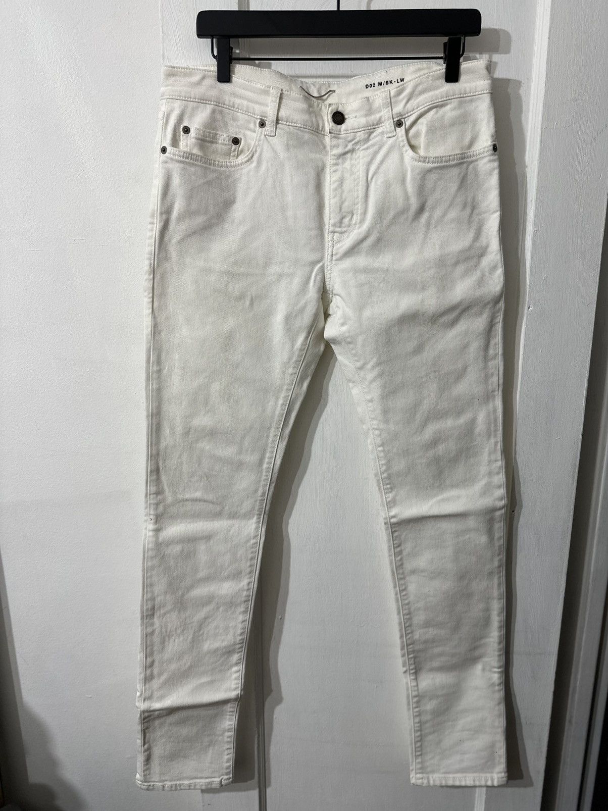 Saint Laurent Paris FW16 White Skinny Denim Size US 31 - 1 Thumbnail