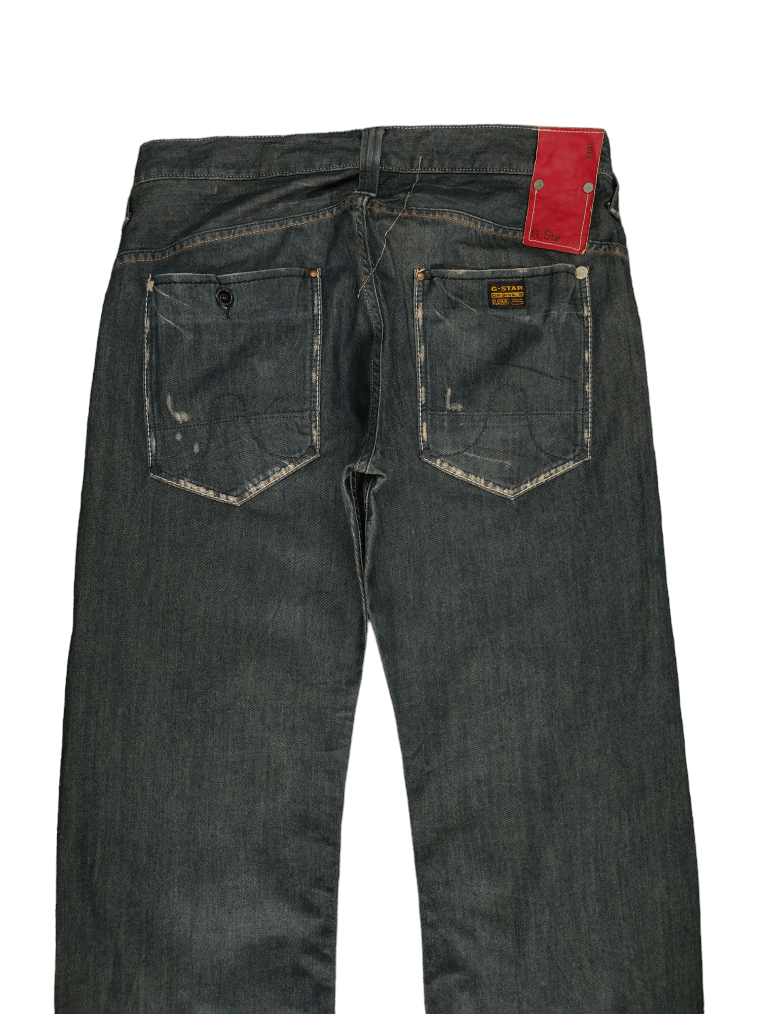 G-Star Loose Jeans G-Star Raw Distress Denim Wide Leg Y2k Size US 33 - 11 Thumbnail