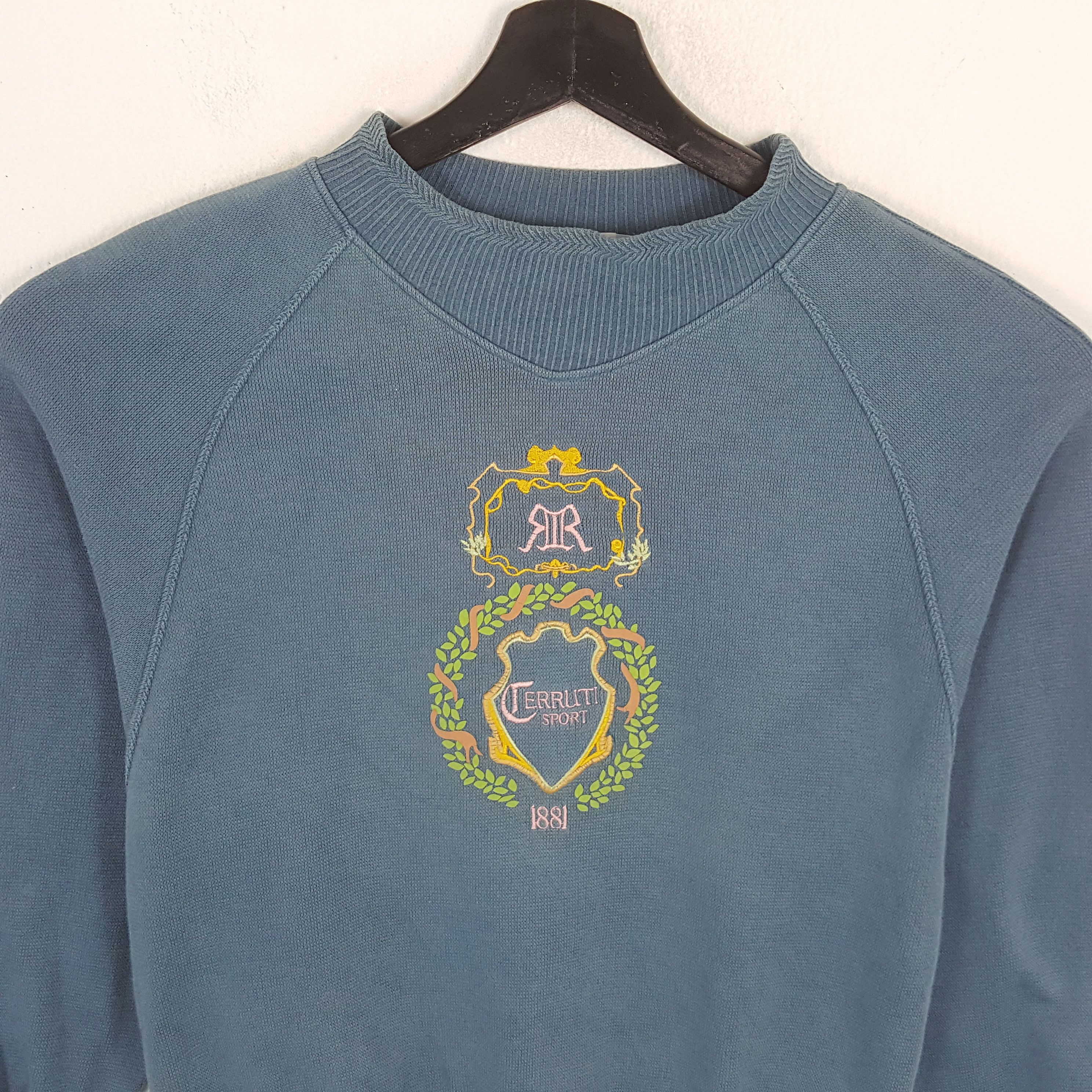 Cerruti 1881 × Vintage CERRUTI 1881 Center Design Sweatshirt Size US S / EU 44-46 / 1 - 2 Thumbnail