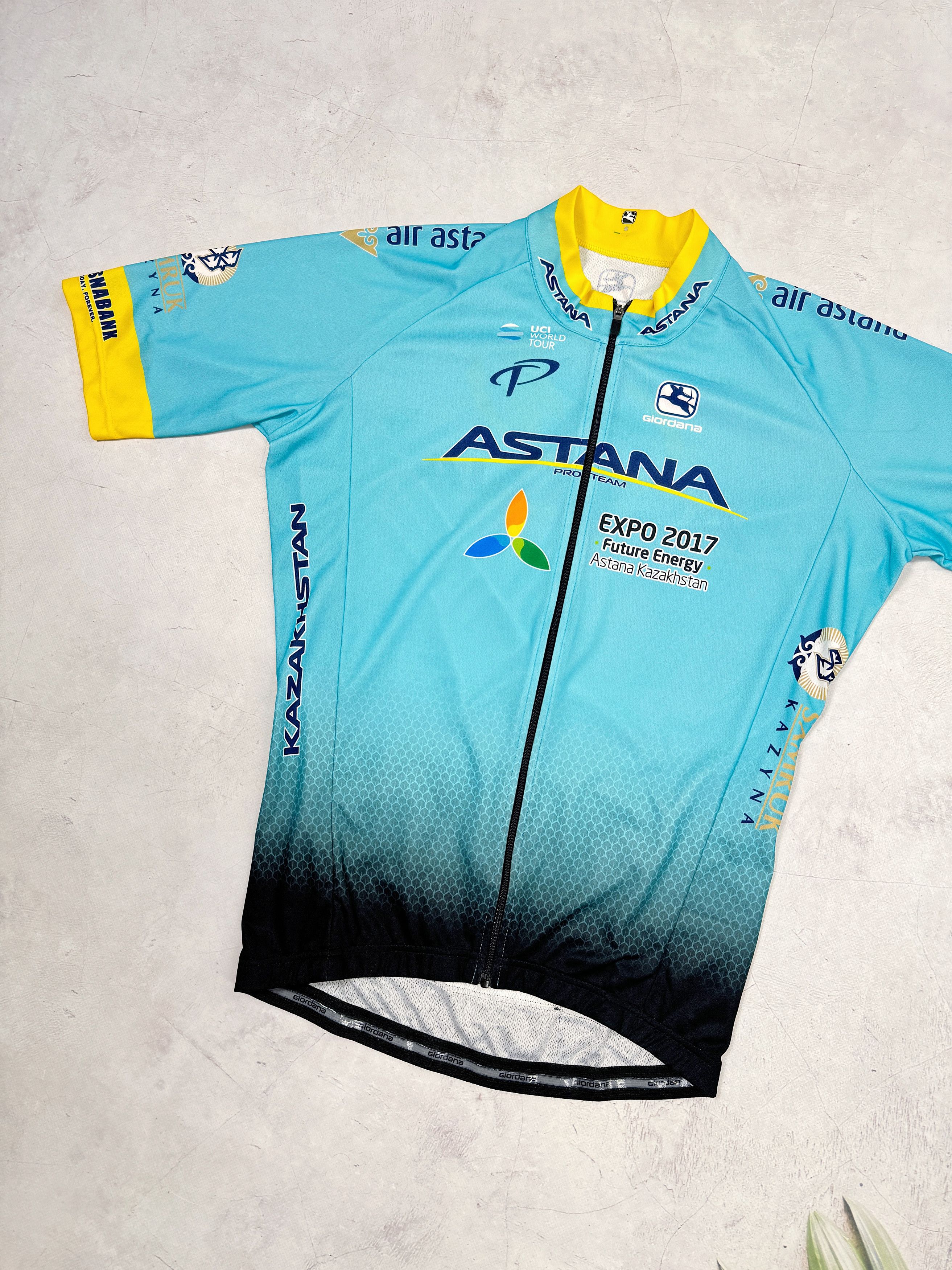 Giordana Cycling Jersey Kazakhstan Astana UCI 2017