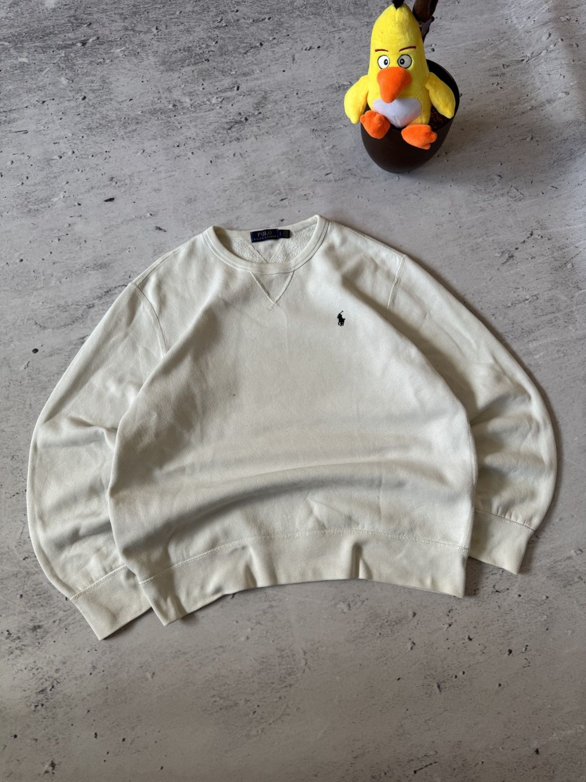Polo Ralph Lauren × Vintage POLO RALPH LAUREN VINTAGE BASIC LOGO OVERSIZE BAGGY SWEATER Size US L / EU 52-54 / 3 - 1 Thumbnail