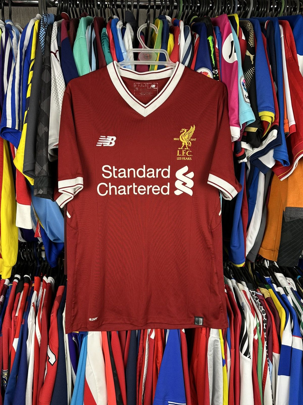 New Balance LIVERPOOL 2017-2018 FOOTBALL SHIRT SOCCER JERSEY NEW BALANCE Size US S / EU 44-46 / 1 - 1 Thumbnail