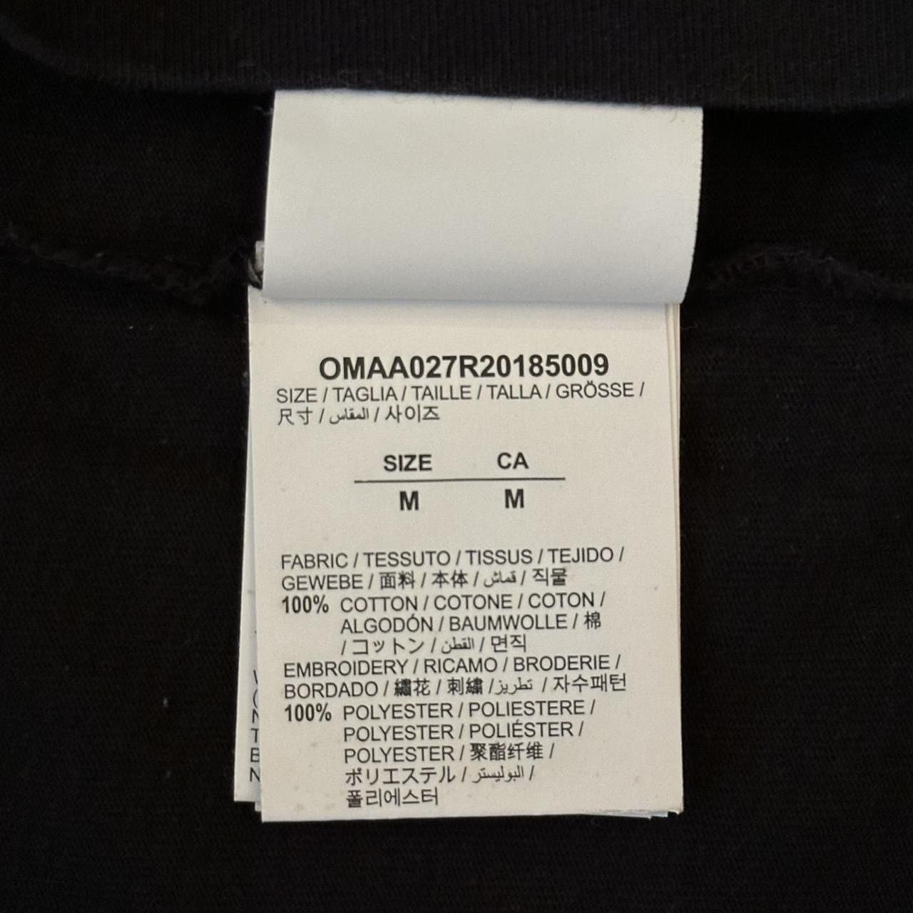 Off-White Off-White S/S slim t-shirt black white "Golden Ratio" Size US M / EU 48-50 / 2 - 5 Thumbnail