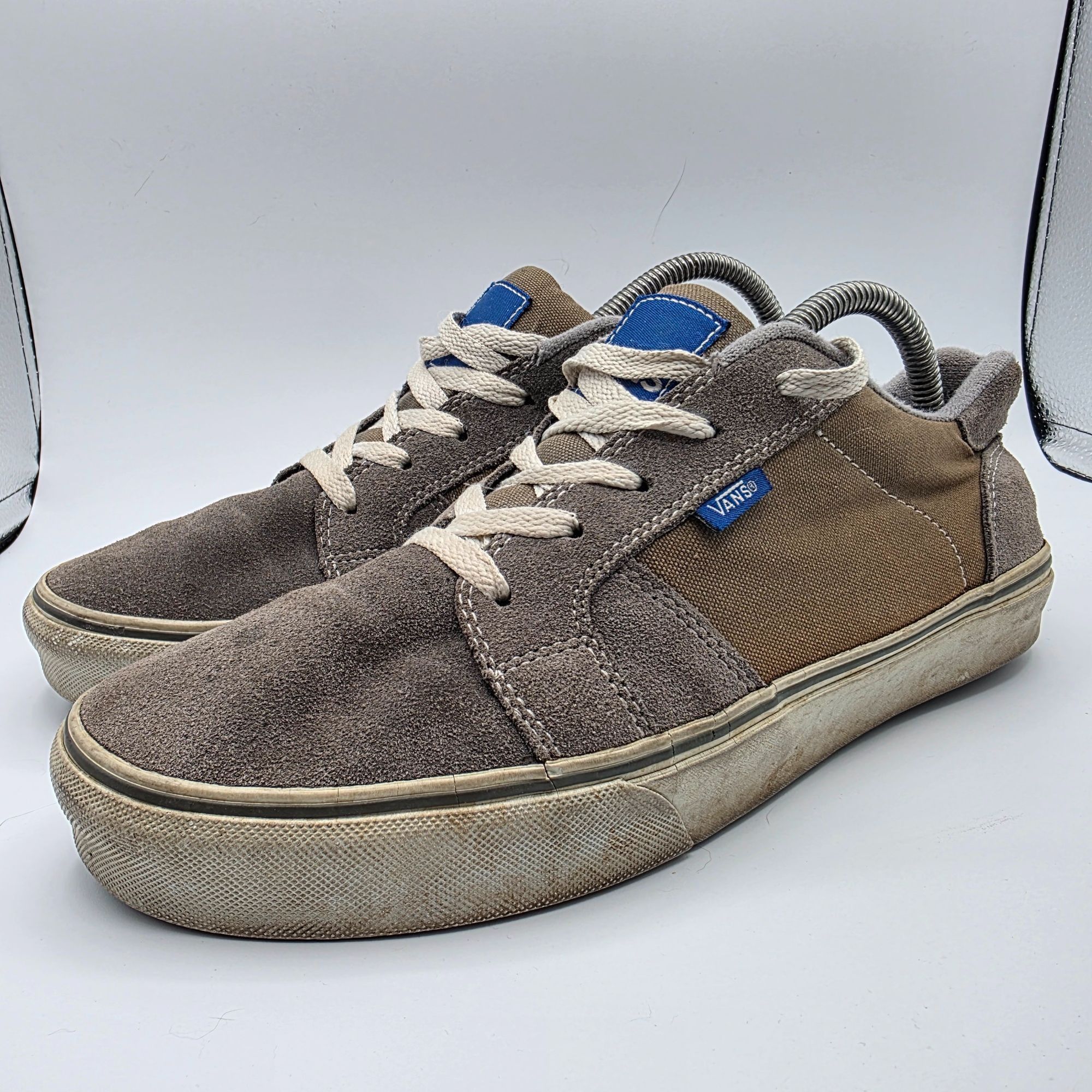 Vans Vans M Widow Vulc Mid Mens Size 9.5 Gray Brown Sneaker Shoes Size US 9.5 / EU 42-43 - 3 Thumbnail